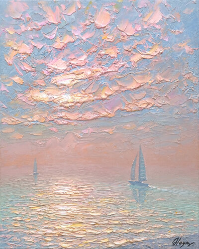 Mirage at the Horizon by Dmitry Oleyn, Painting for Sale on Select