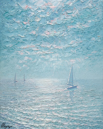 Merge of Elements by Dmitry Oleyn, Painting for Sale on Select
