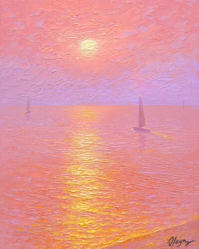 The Call of the Sea by Dmitry Oleyn, Painting for Sale on Select