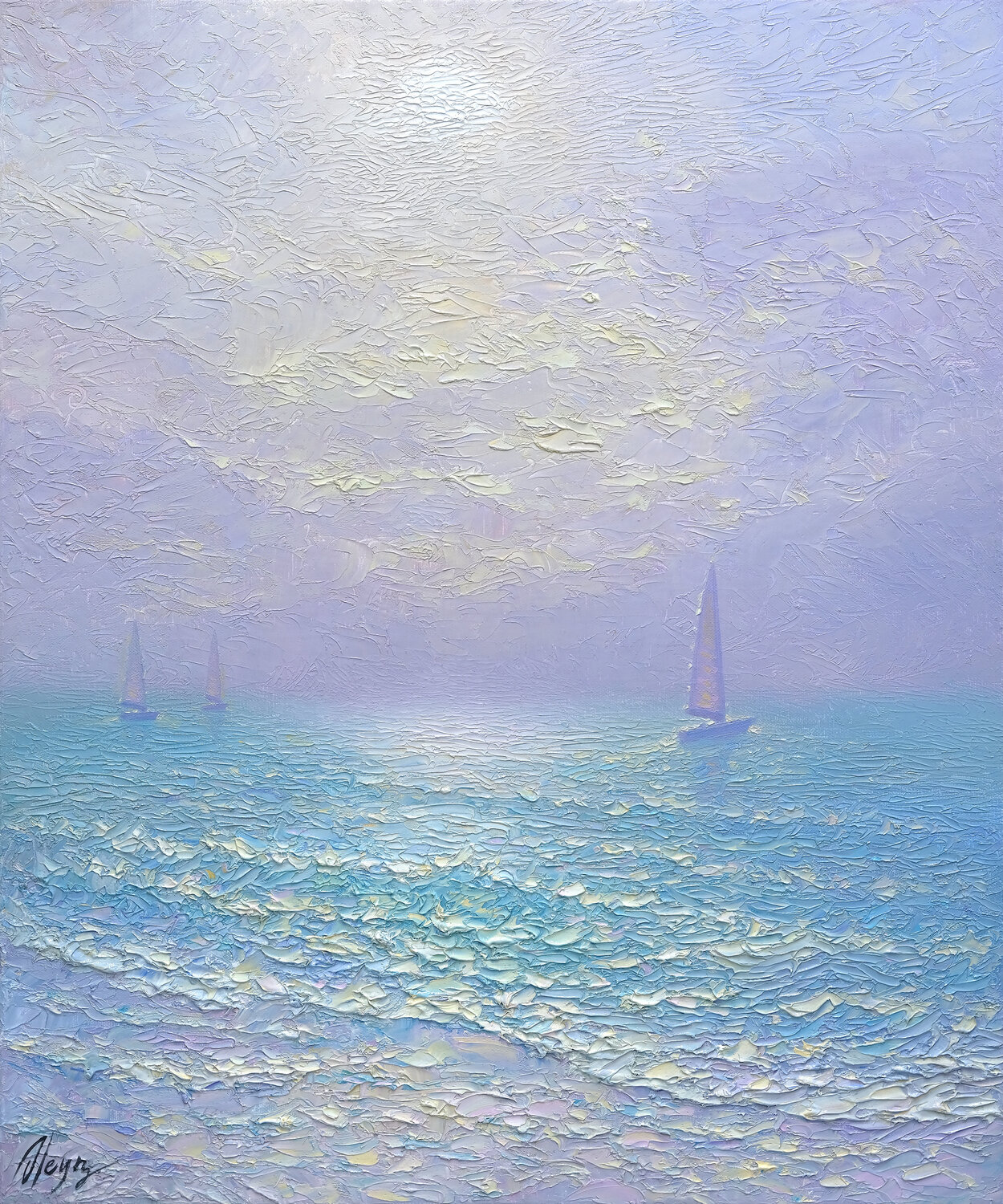 Sea Dmitry Oleyn Original painting for sale