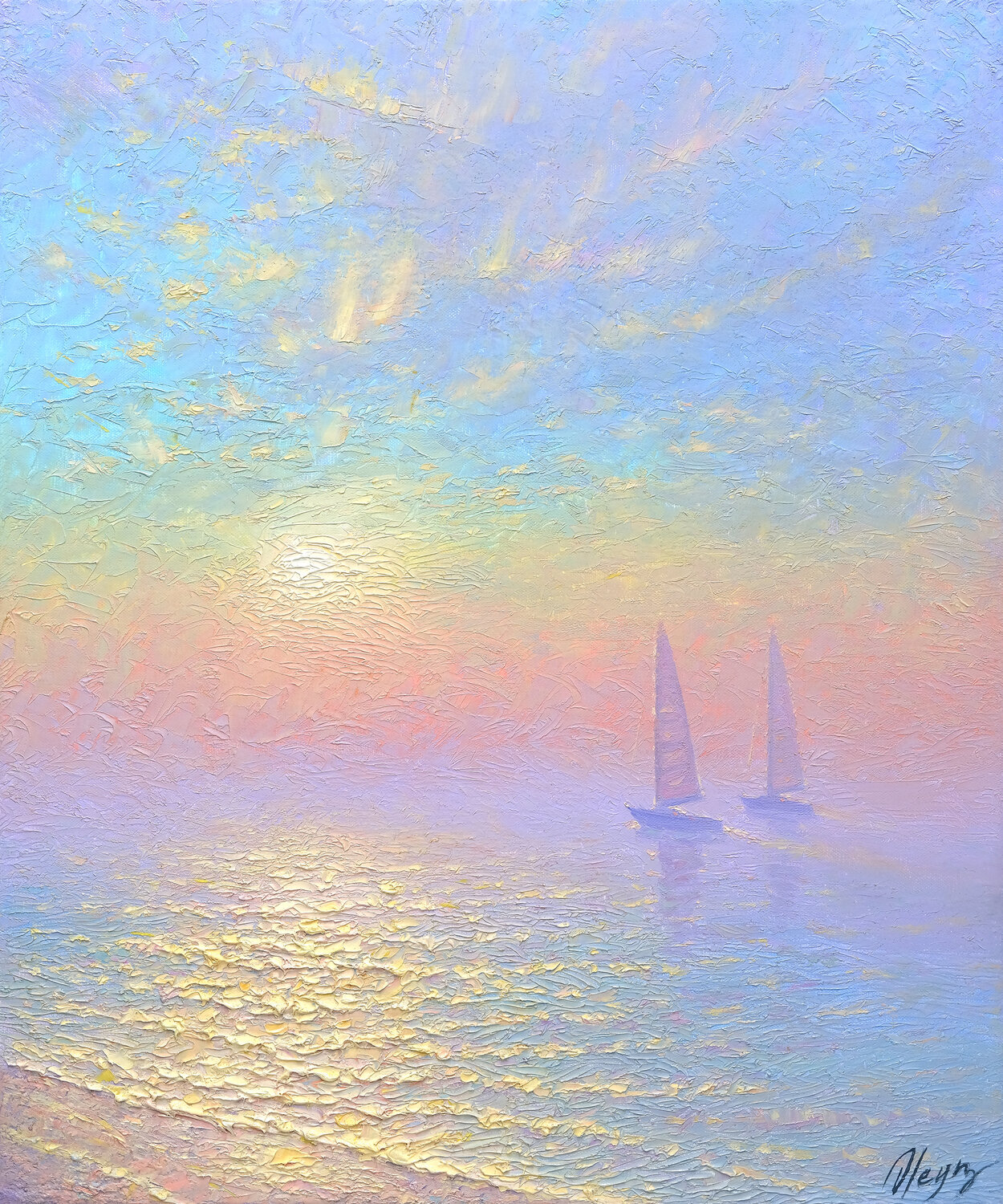 Horizon of feelings Dmitry Oleyn Original painting for sale