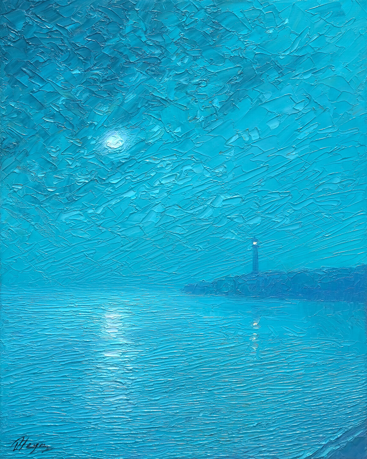 Island of Hope Dmitry Oleyn Original painting for sale
