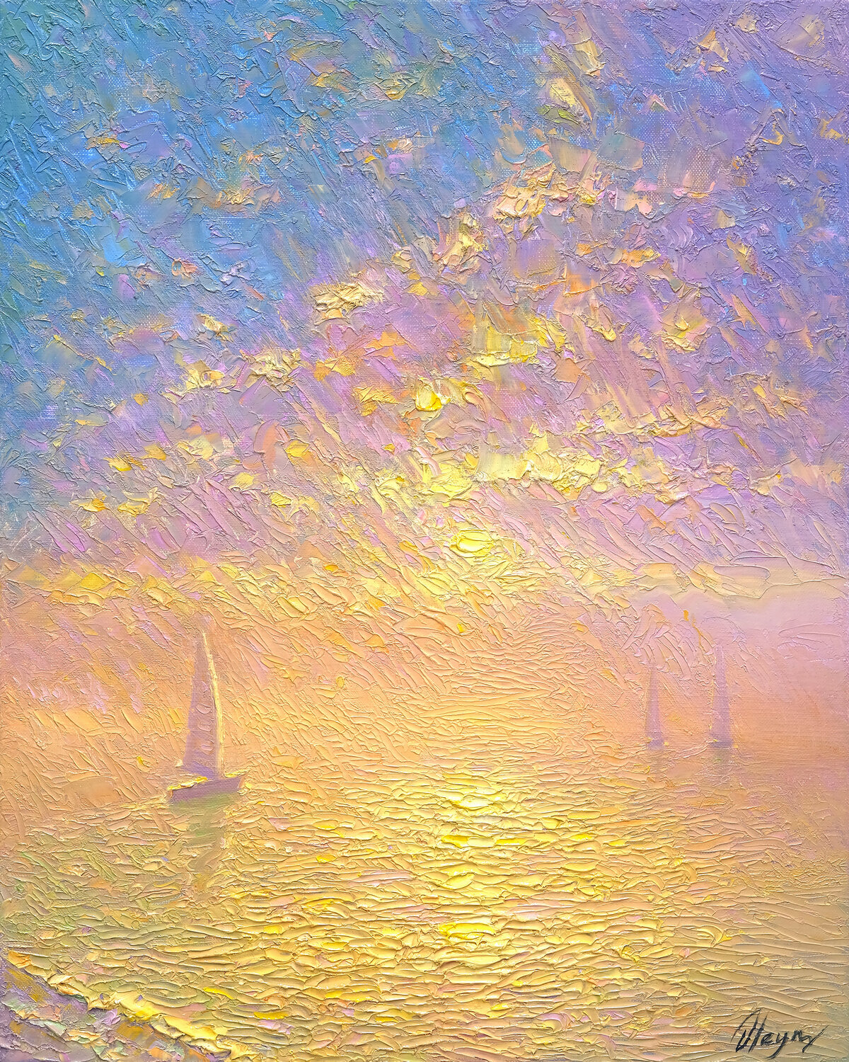 Soul of the wind Dmitry Oleyn Original painting for sale