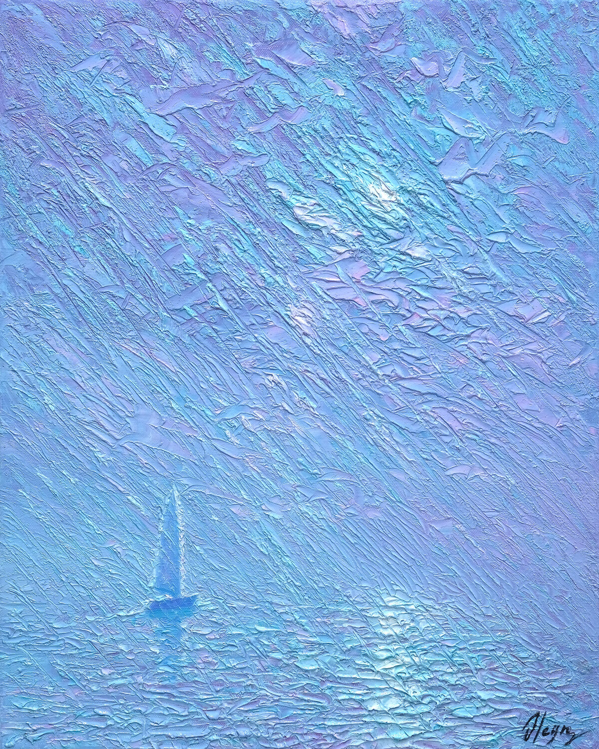 Whisper of Rain Dmitry Oleyn Original painting for sale