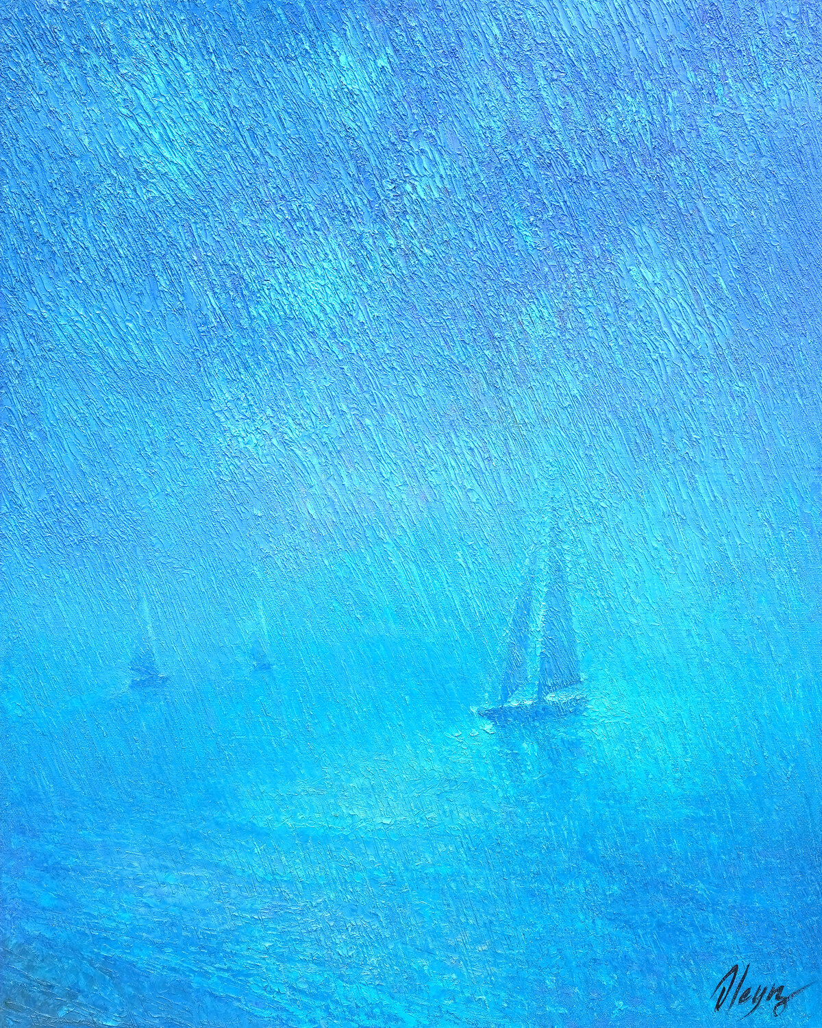 Rain Dmitry Oleyn Original painting for sale