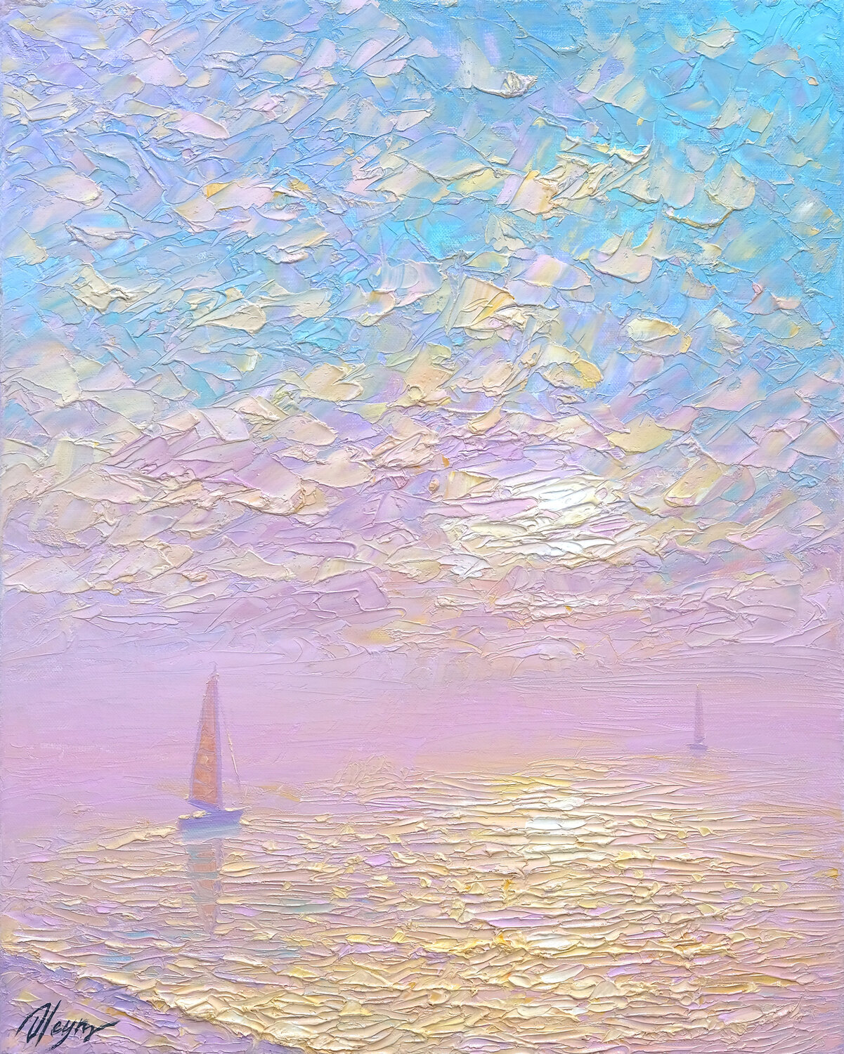 Spring Dawn Dmitry Oleyn Original painting for sale