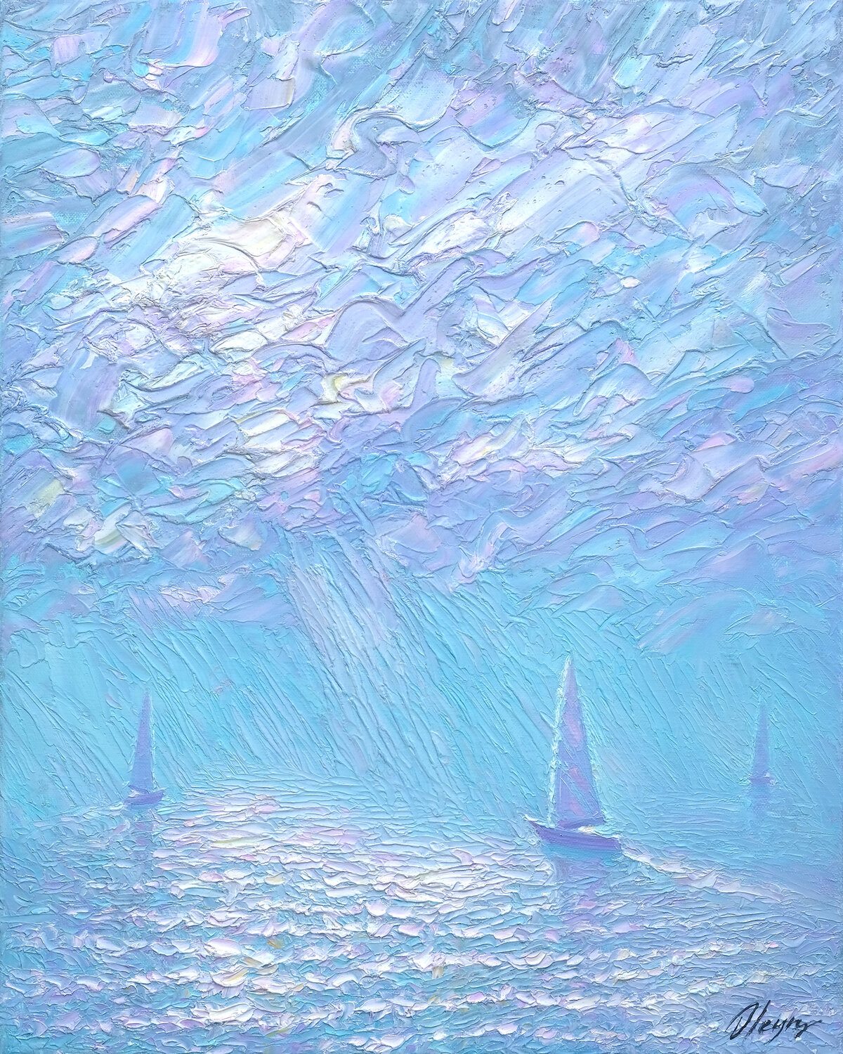 A Glimmer of Dawn Dmitry Oleyn Original painting for sale
