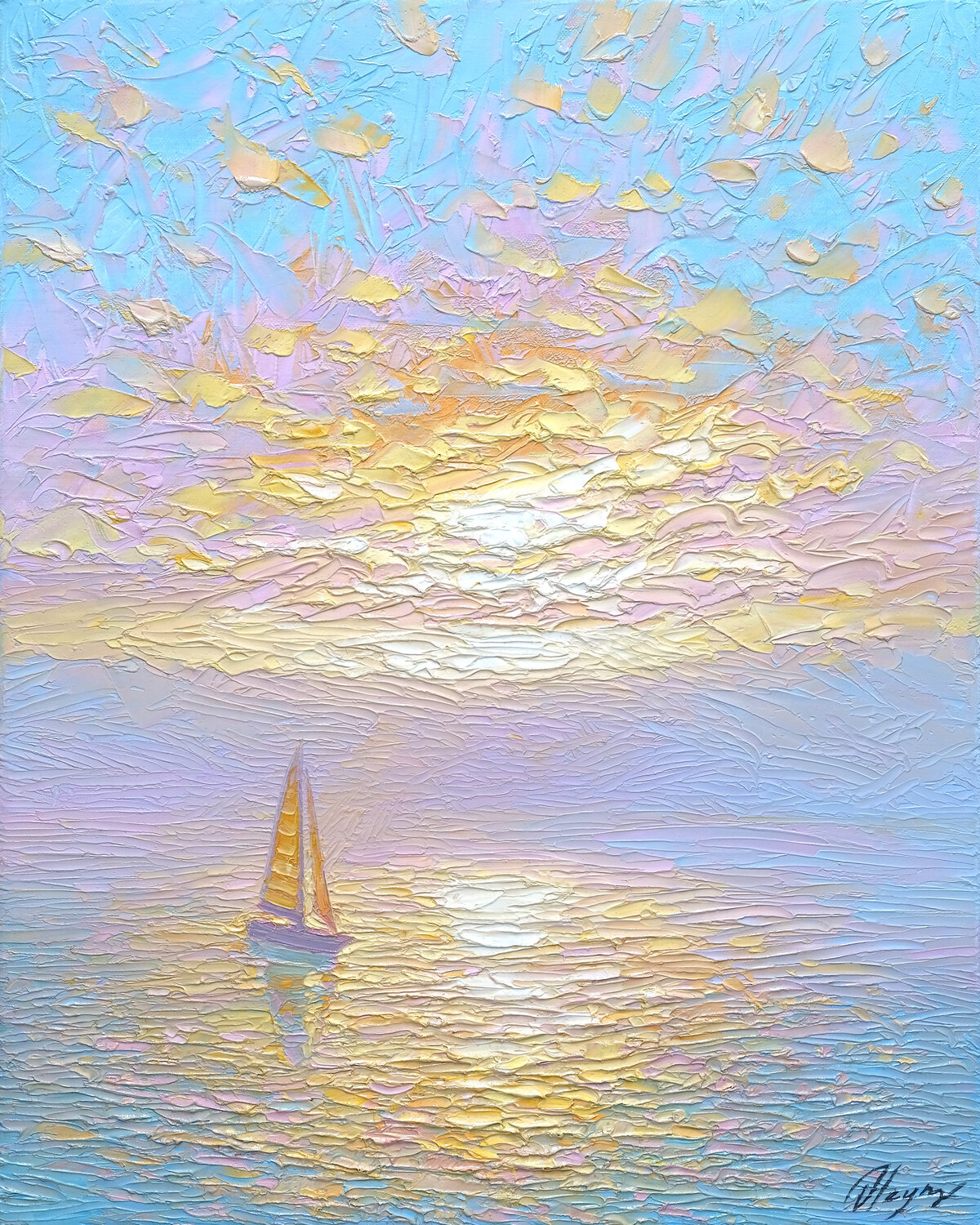Luminous Silence Dmitry Oleyn Original painting for sale