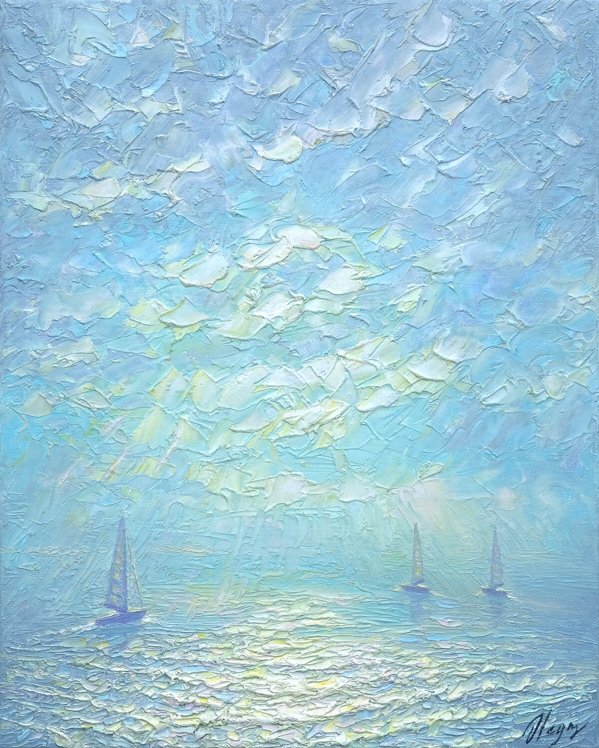 Lace of the Elements Dmitry Oleyn Original painting for sale