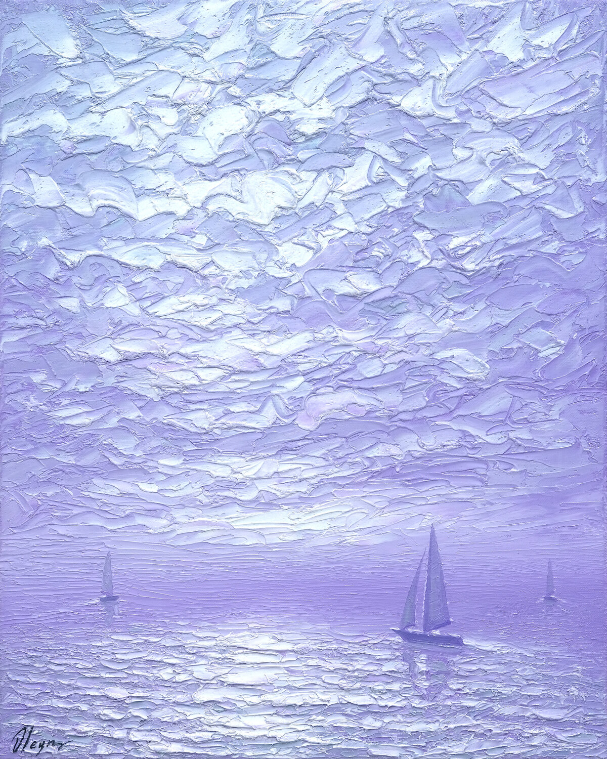 Texture of Silence Dmitry Oleyn Original painting for sale