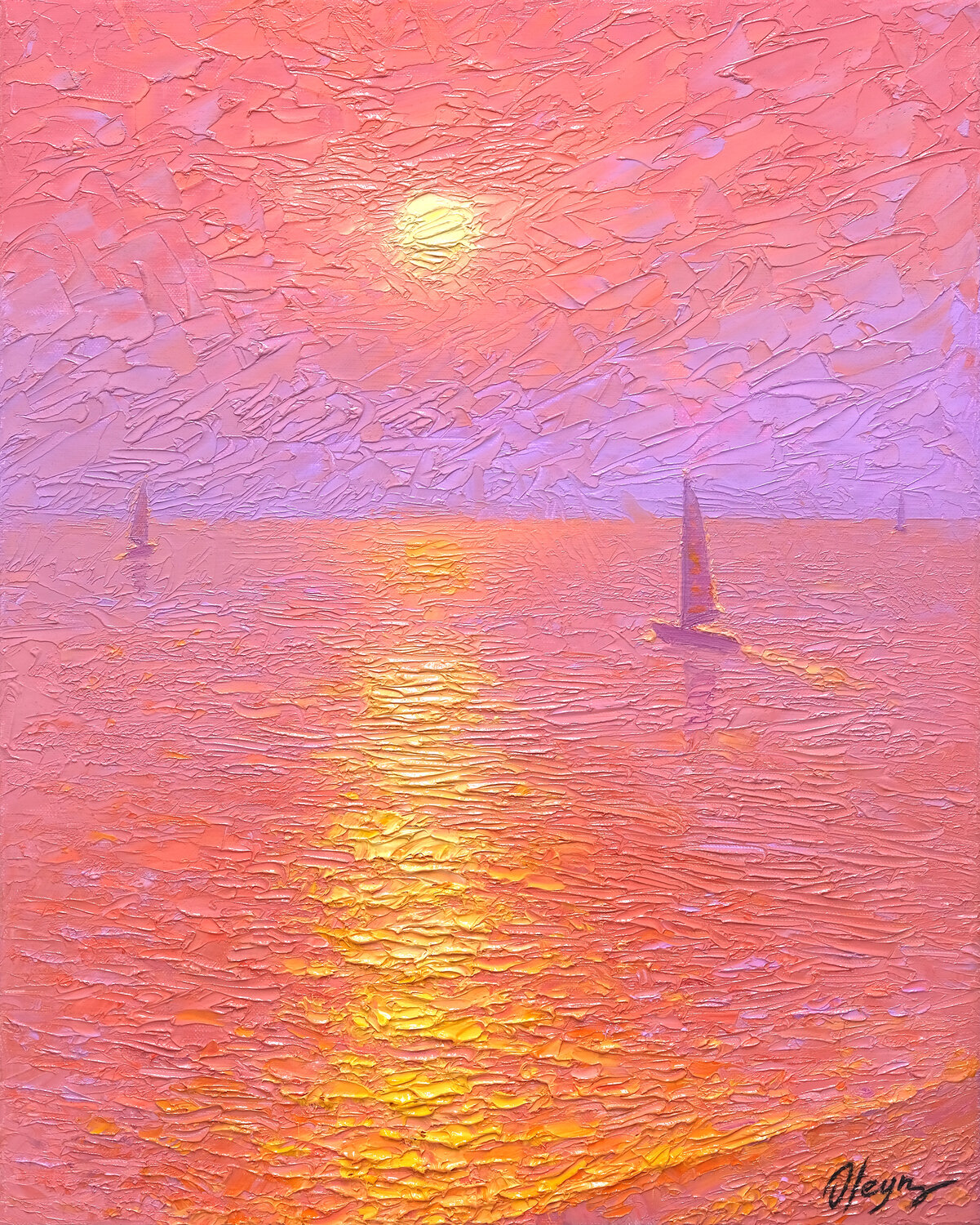 The Call of the Sea Dmitry Oleyn Original painting for sale