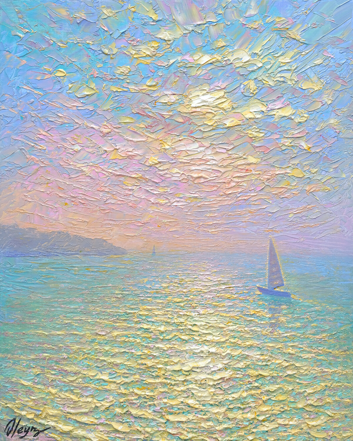 The Light Within Dmitry Oleyn Original painting for sale