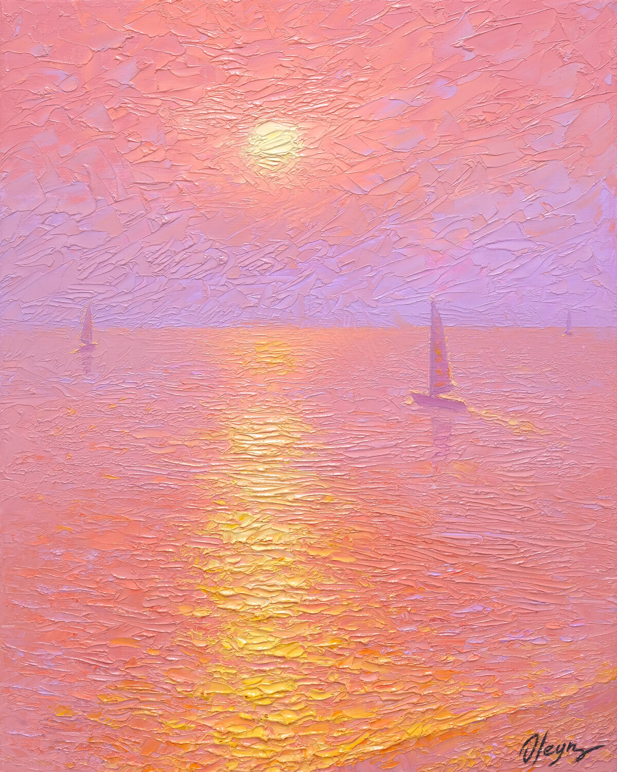 The Call of the Sea Dmitry Oleyn Original painting for sale