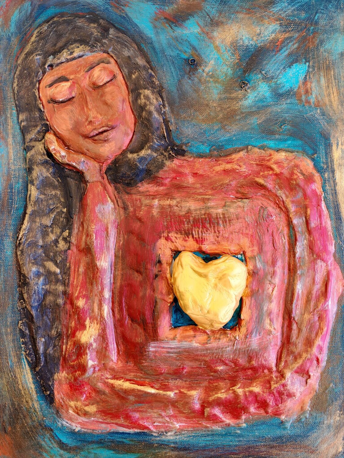 The Golden Wait Getty Tatomir Original painting for sale