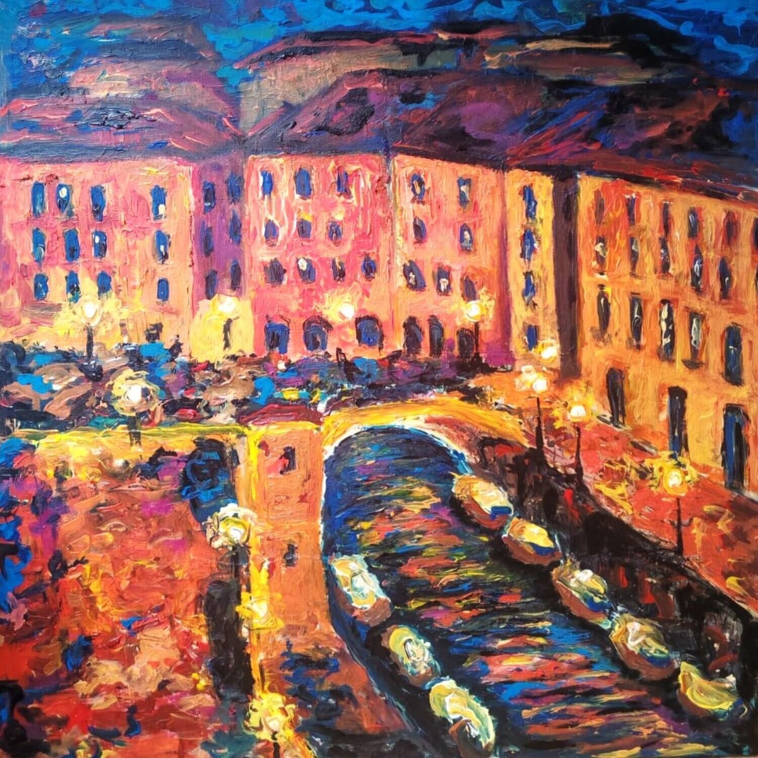 Playful Getty Tatomir Original painting for sale