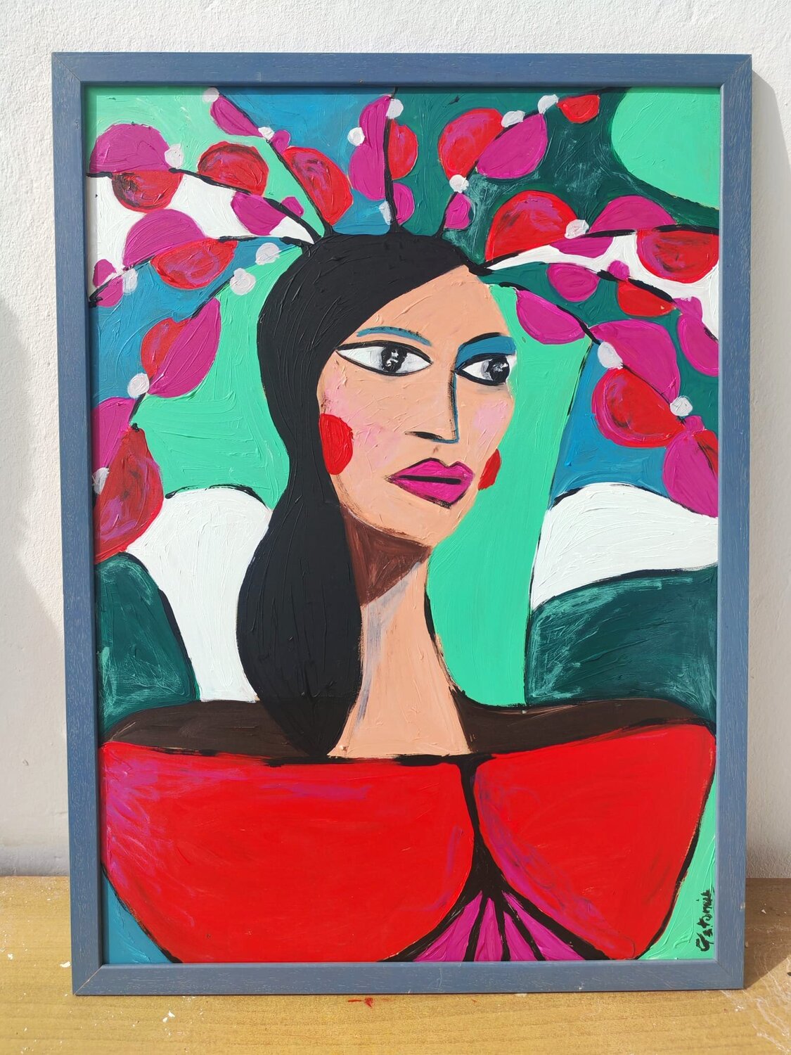 I'm Blooming Getty Tatomir Original painting for sale