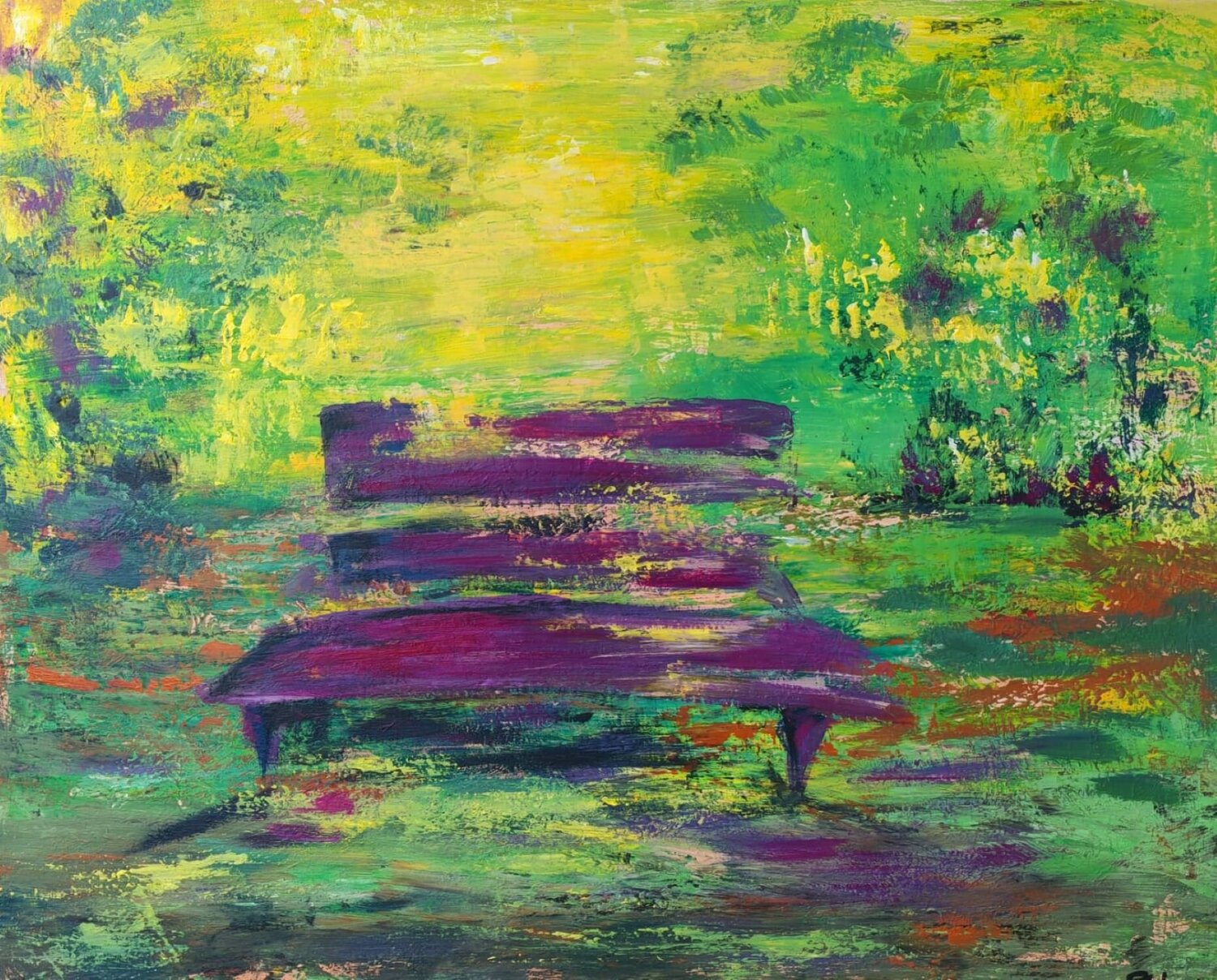 Bold Getty Tatomir Original painting for sale