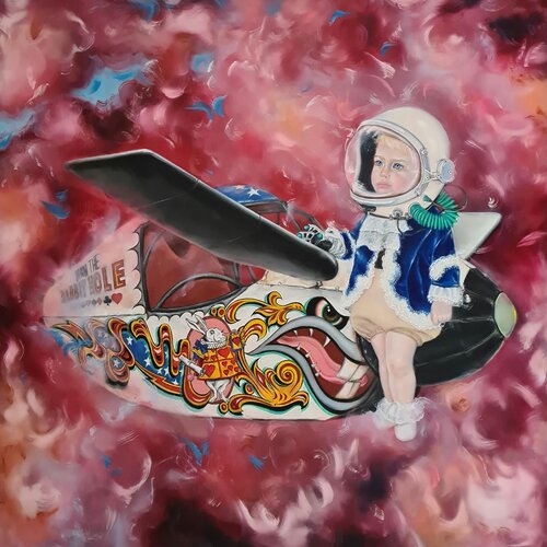Down The Rabbit Hole by Lena Applebaum, Painting for Sale on Select