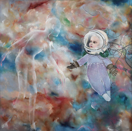 First Encounter by Lena Applebaum, Painting for Sale on Select