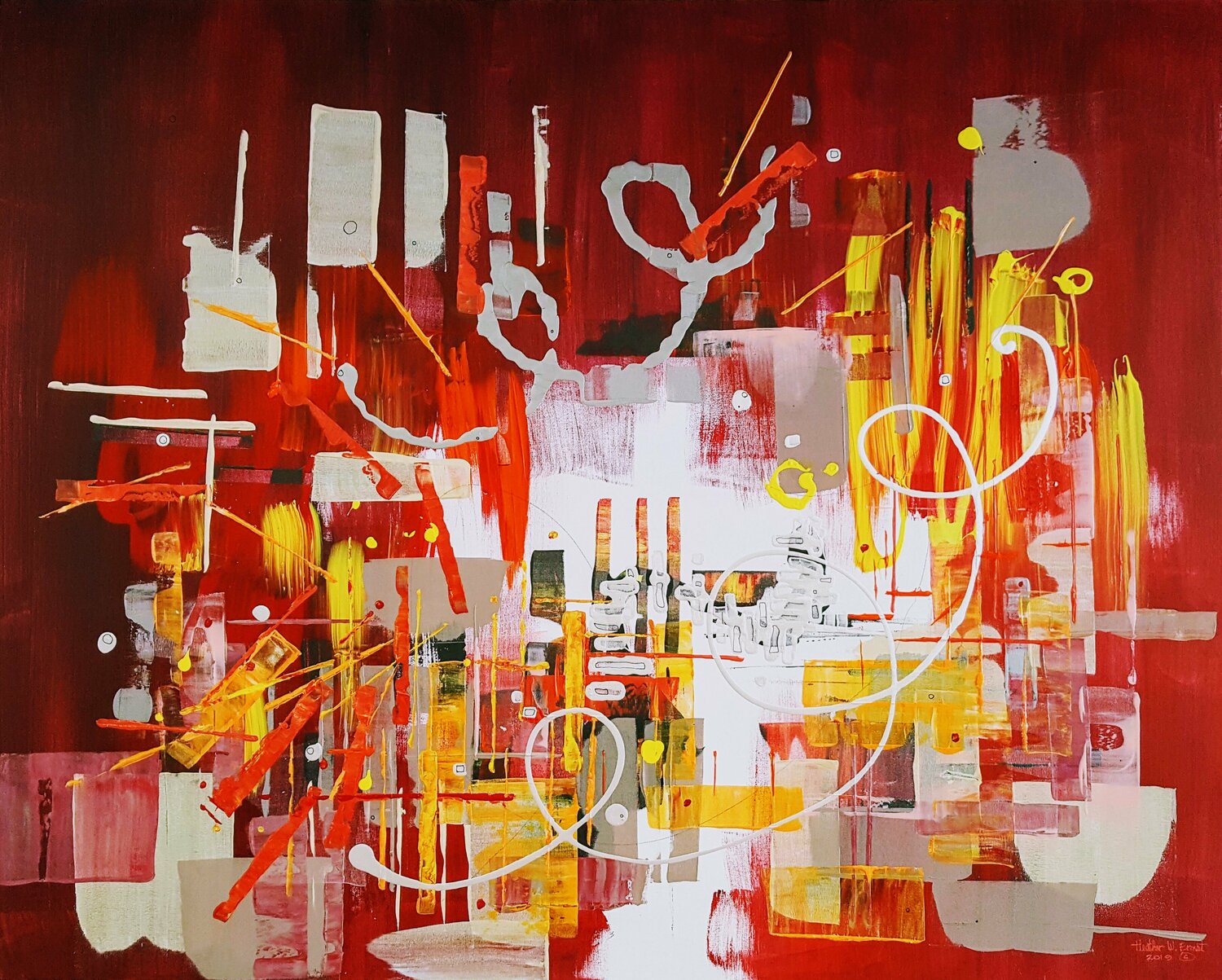 Max Lemon Heather W. Ernst Original painting for sale