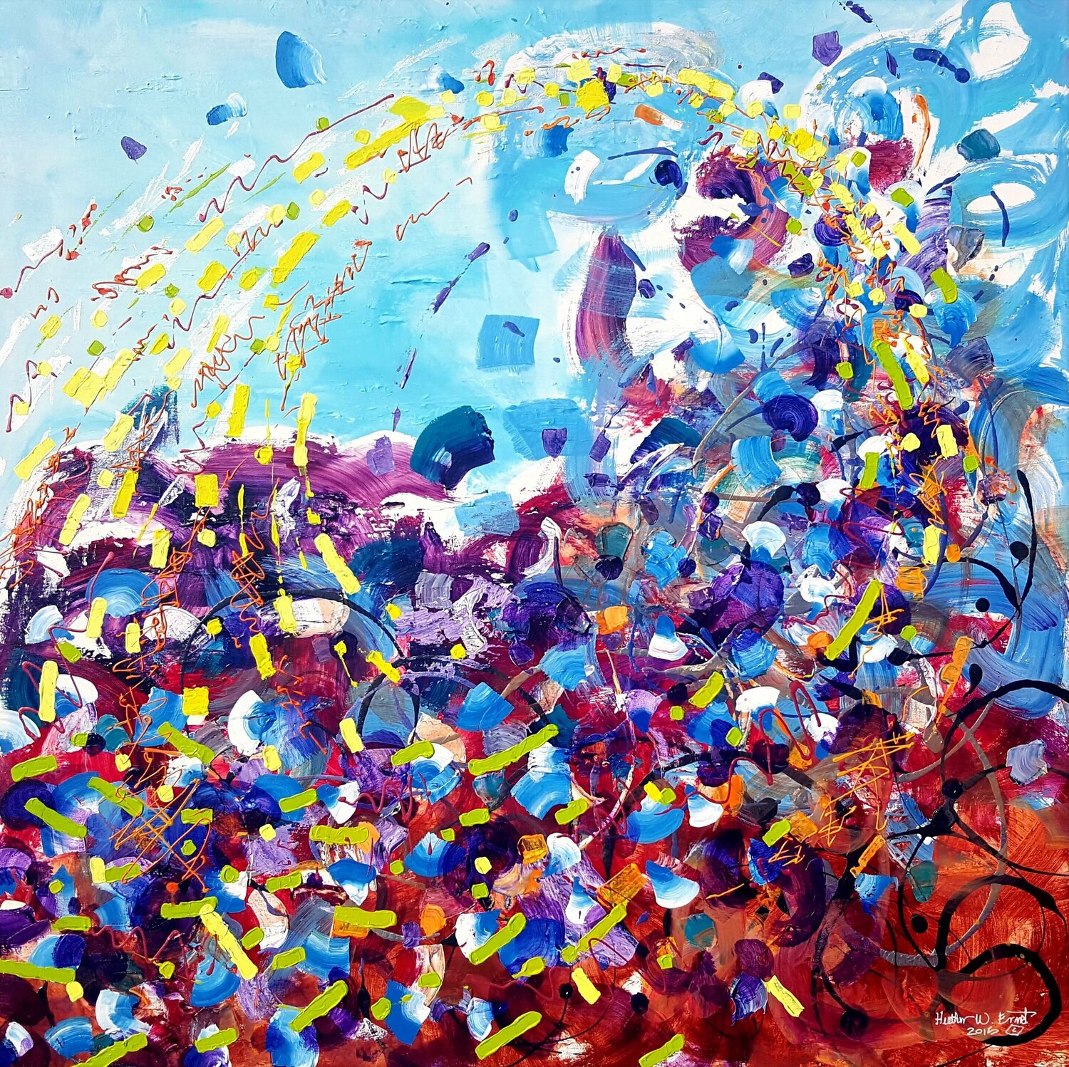 Emergent Heather W. Ernst Original painting for sale