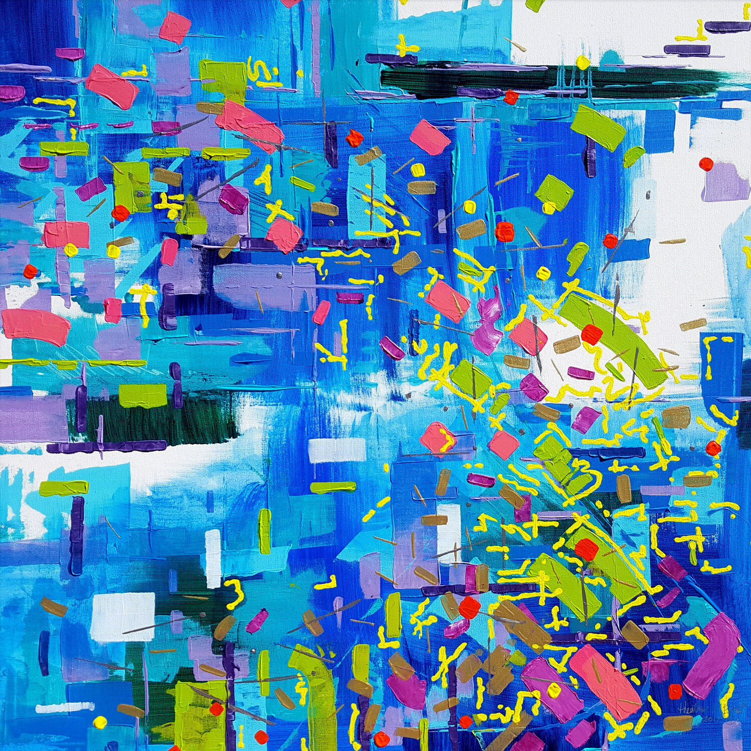 Wag More Heather W. Ernst Original painting for sale