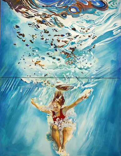 Joie d'été by Maude Ovize, Painting for Sale on Select