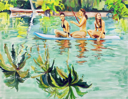 heavenly by Maude Ovize, Painting for Sale on Select