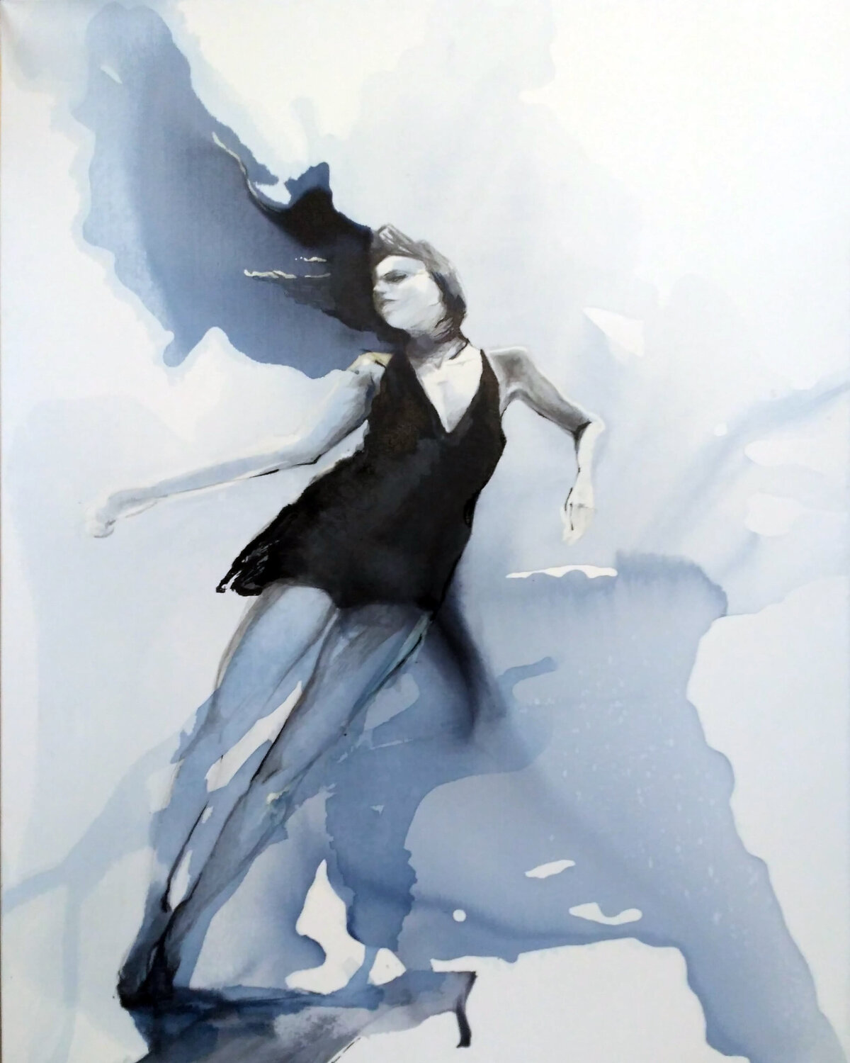 danse aquatique Maude Ovize Drawing for sale
