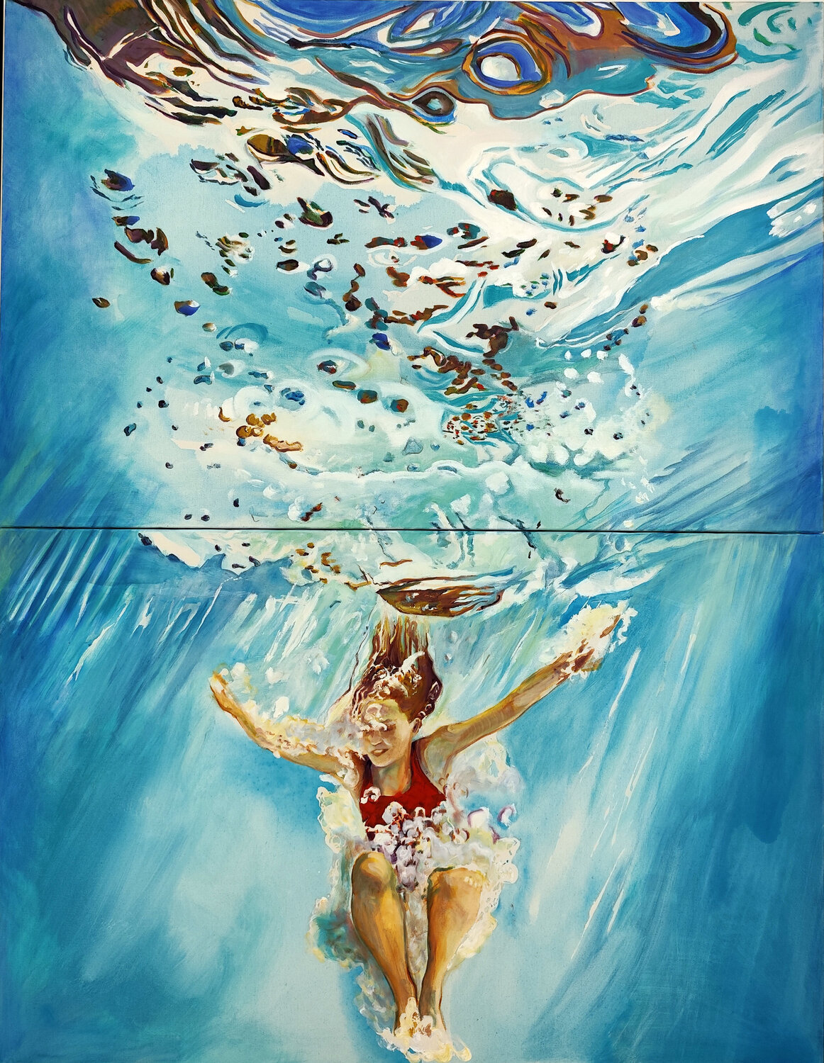 Joie d'été Maude Ovize Original painting for sale
