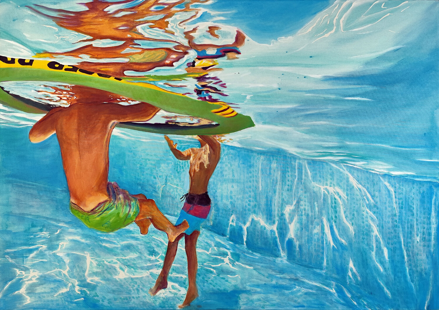 Jeux d'été Maude Ovize Original painting for sale