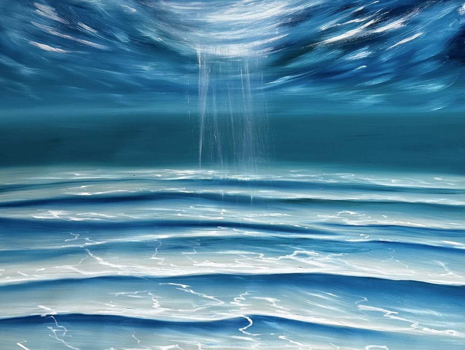 Ocean Swims Alanah Jarvis Original painting for sale