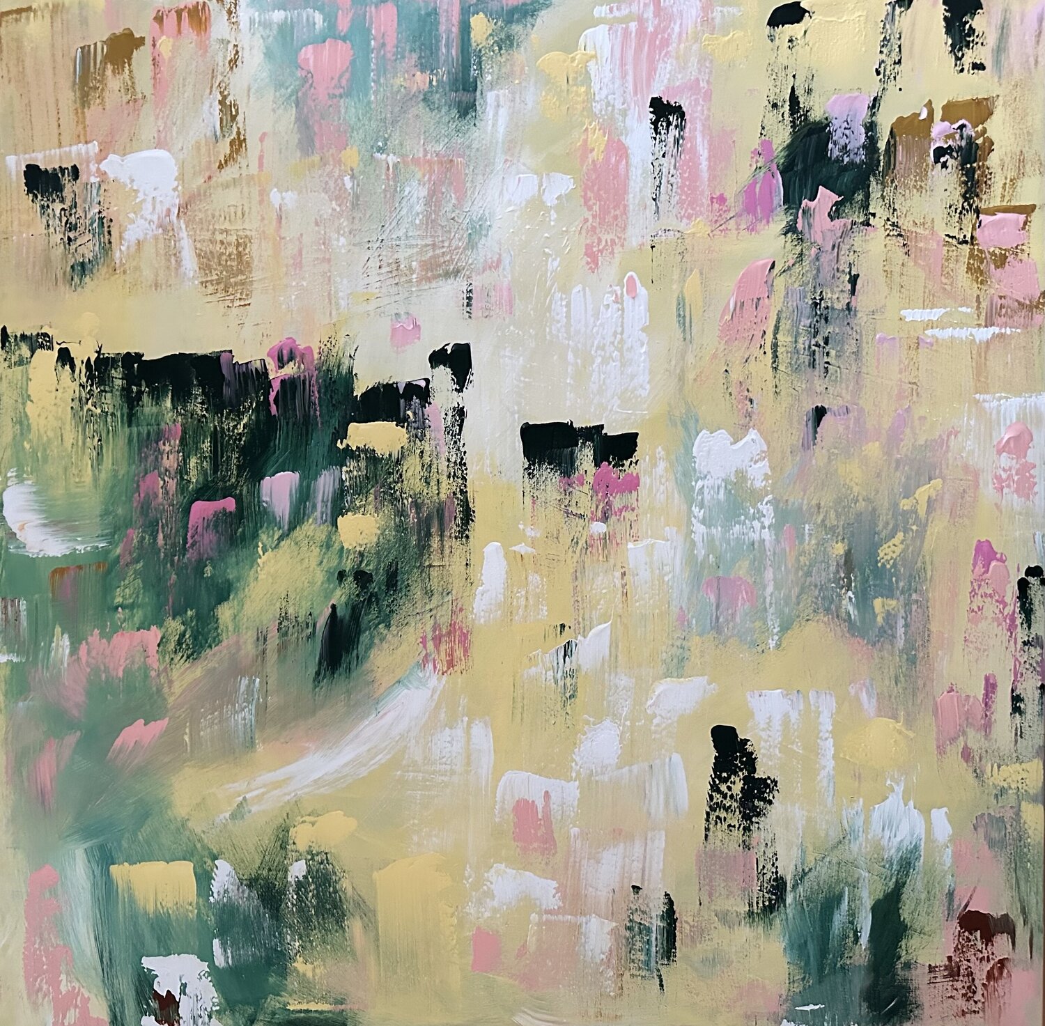 In the Quiet, things Bloom Alanah Jarvis Original painting for sale