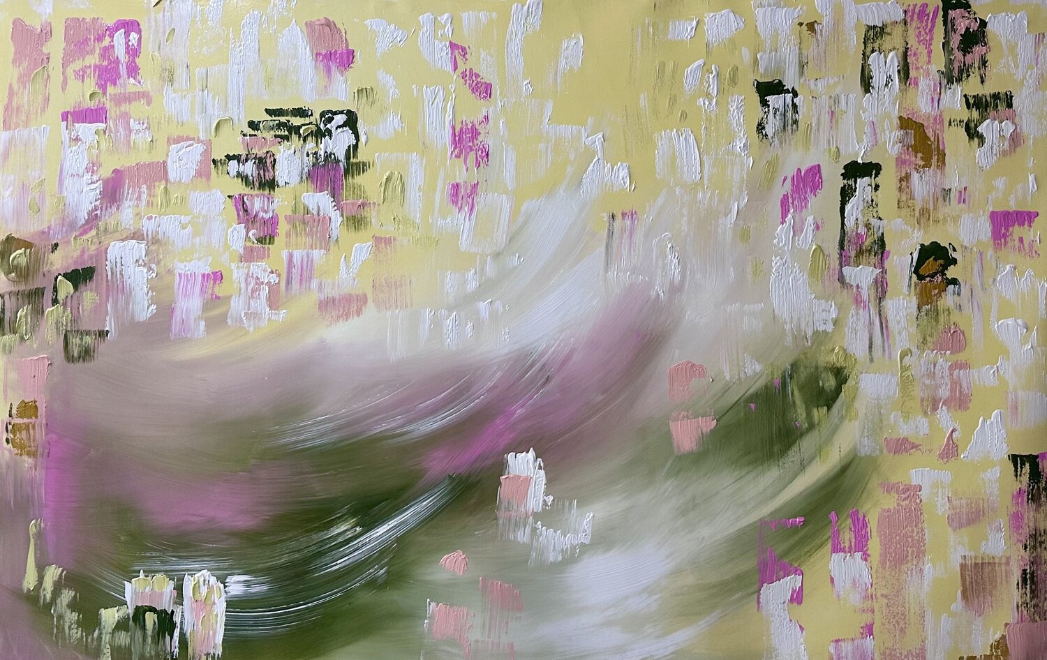 Petal Parade Alanah Jarvis Original painting for sale