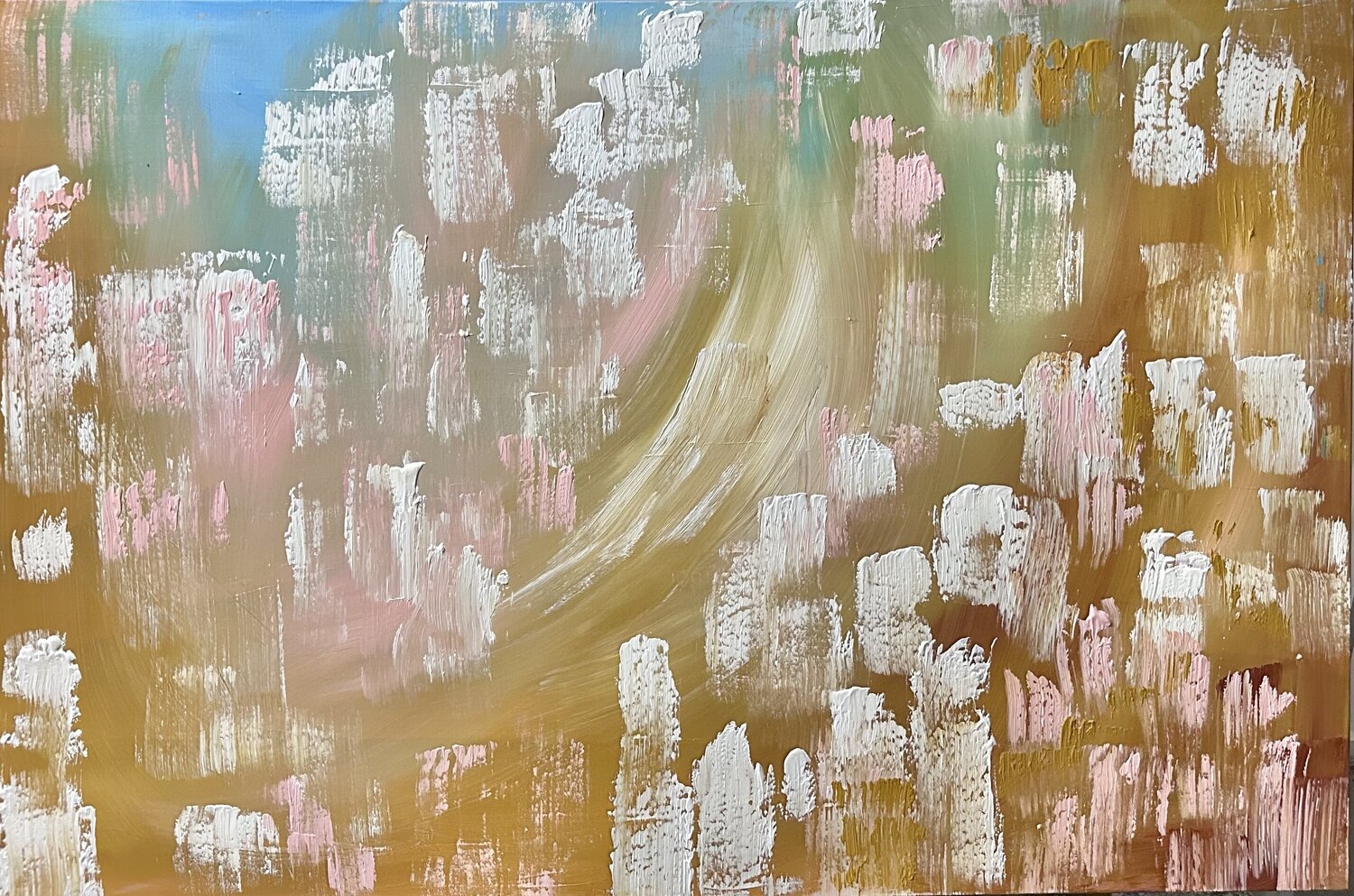 At the Bottom of the Garden Alanah Jarvis Original painting for sale