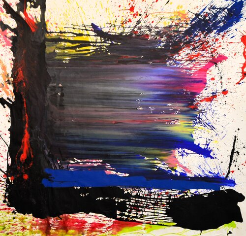 Abstrakt Nr. 666 by Udo von Gelden, Painting for Sale on Select