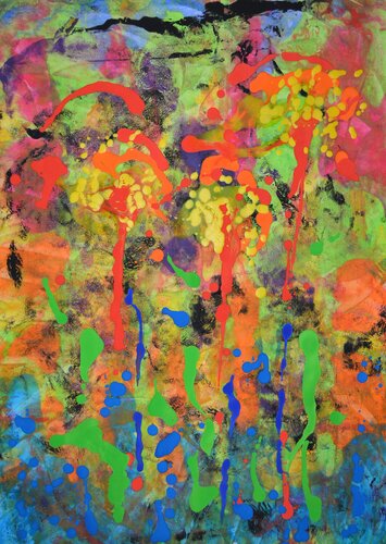 Abstract Color No. 102 by Udo von Gelden, Painting for Sale on Select