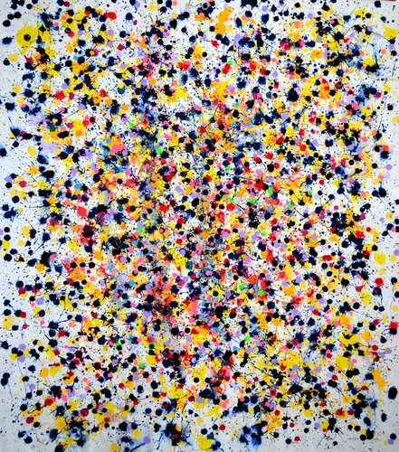 Abstrakt Farbenspiel Nr. 2077 by Udo von Gelden, Painting for Sale on Select