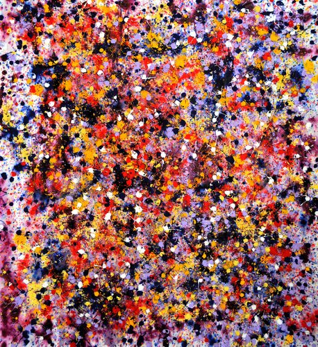 Abstrakt Farbenspiel 2026 Nr. 2345 by Udo von Gelden, Painting for Sale on Select