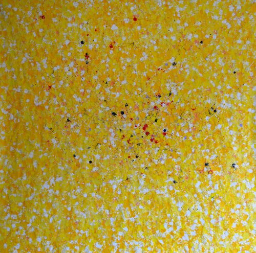 Abstrakt Farbenspiel gelb by Udo von Gelden, Painting for Sale on Select