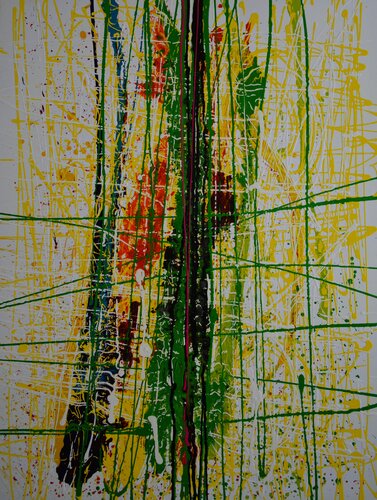 Abstraktion Line by Udo von Gelden, Painting for Sale on Select