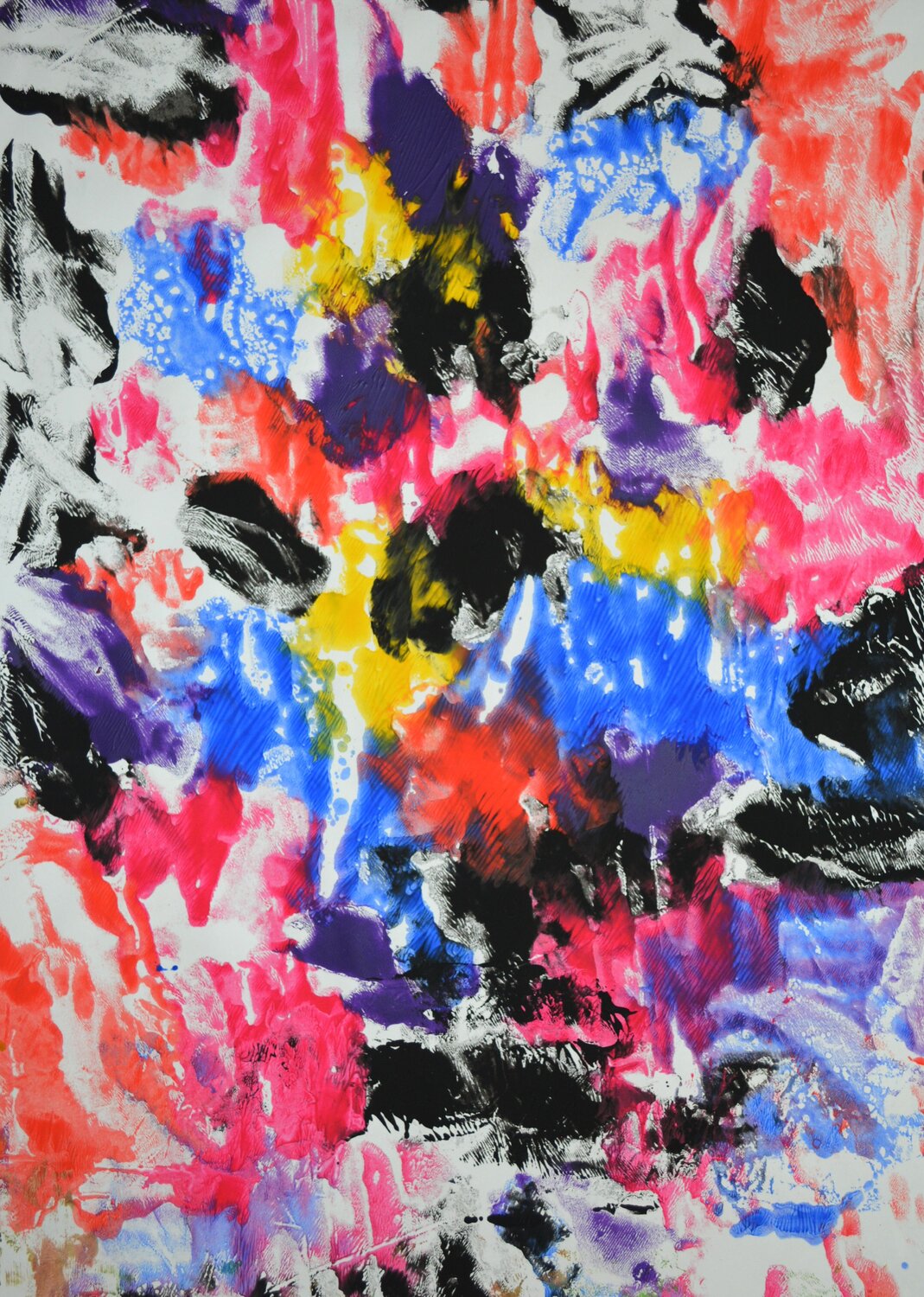 Abstract Color No. 105 Udo von Gelden Original painting for sale