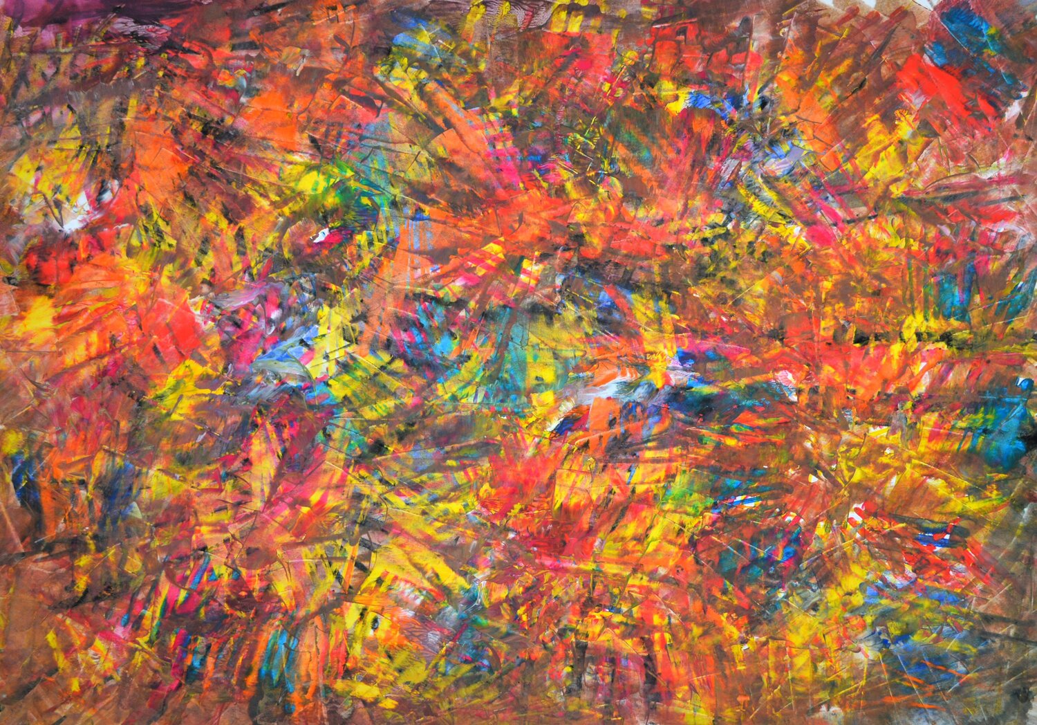 Abstract Color No. 103 Udo von Gelden Original painting for sale