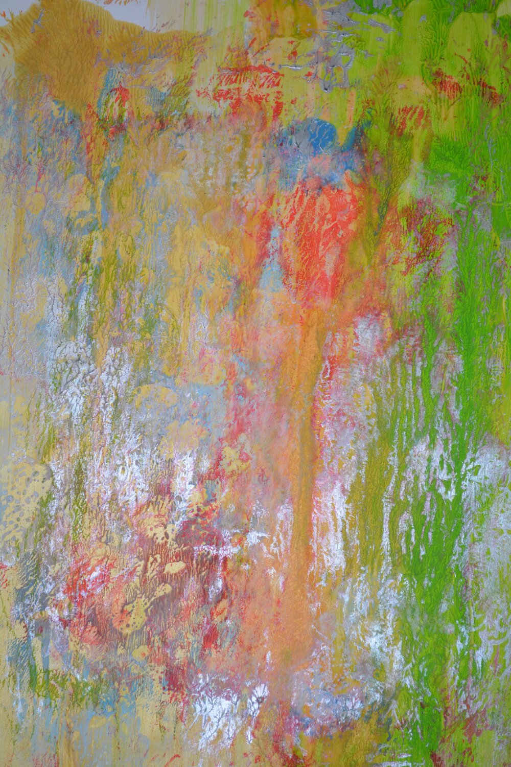 Abstrakt Farbenspiel Udo von Gelden Original painting for sale