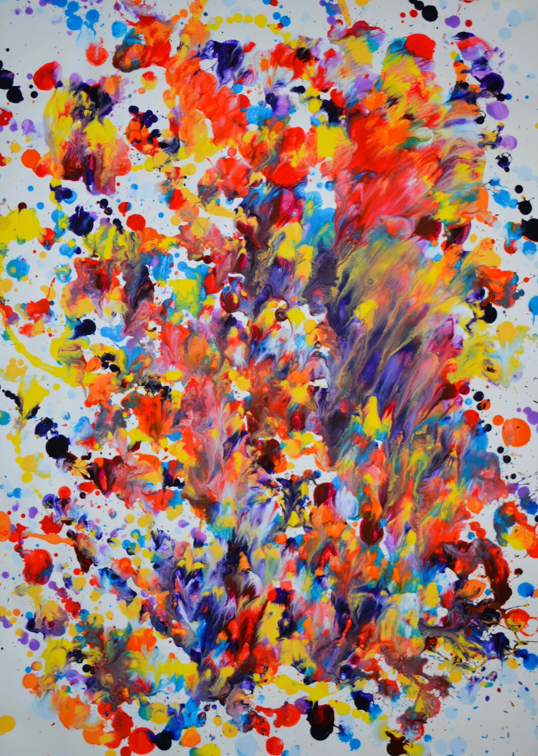Abstrakt Farbenspiel Nr. 506 Udo von Gelden Original painting for sale