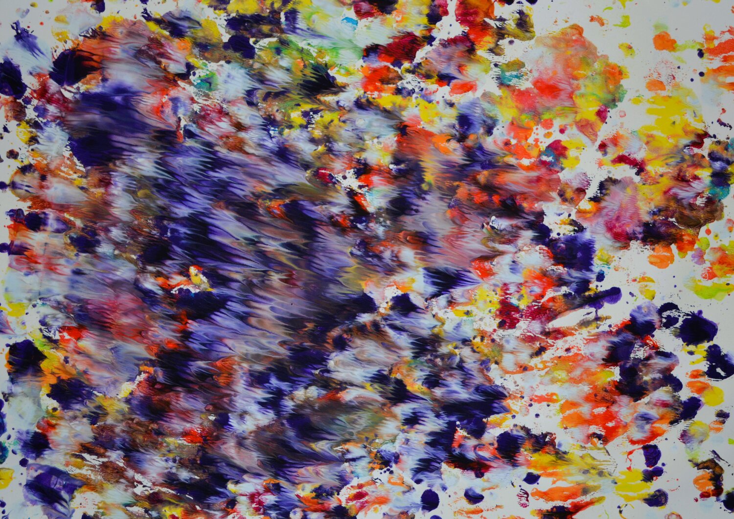 Abstrakt Farbenspiel Nr. 507 Udo von Gelden Original painting for sale