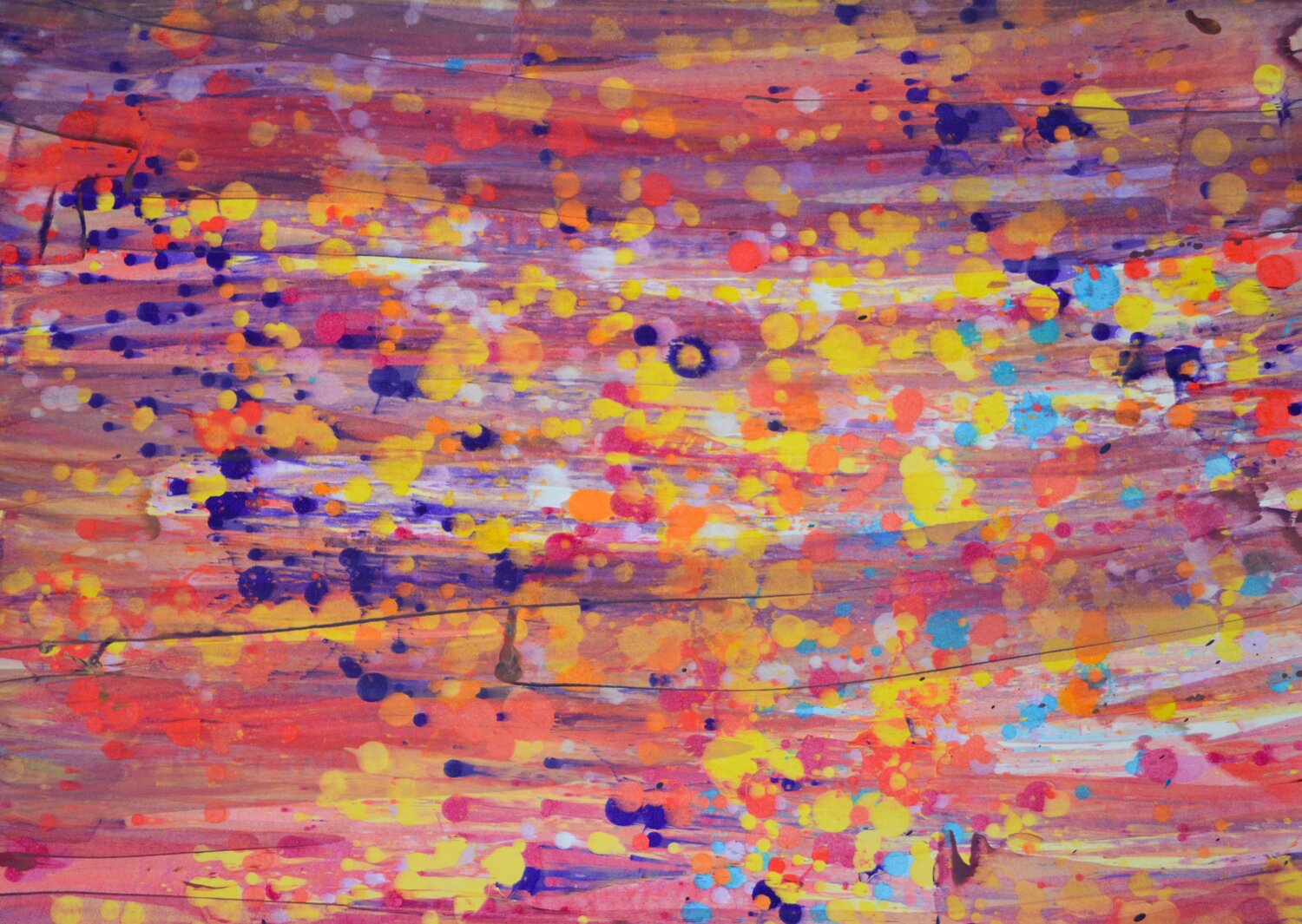 Abstrakt Farbenspiel Nr. 8 Udo von Gelden Original painting for sale