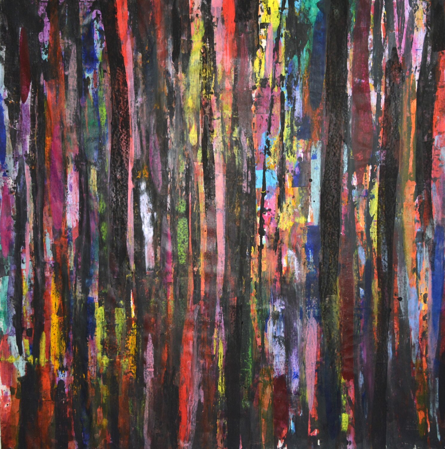 Abstrakt Farbenspiel 2026 April Udo von Gelden Original painting for sale