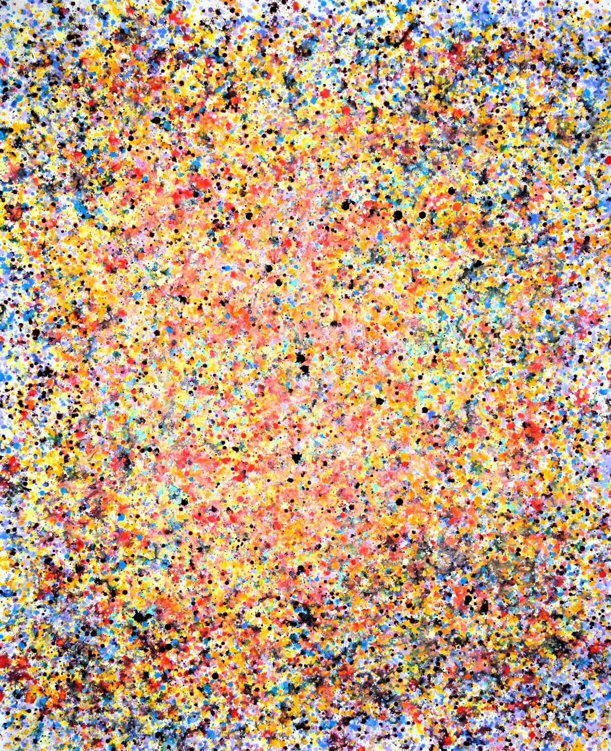 Abstrakt Farbenspiel 2026 April Udo von Gelden Original painting for sale