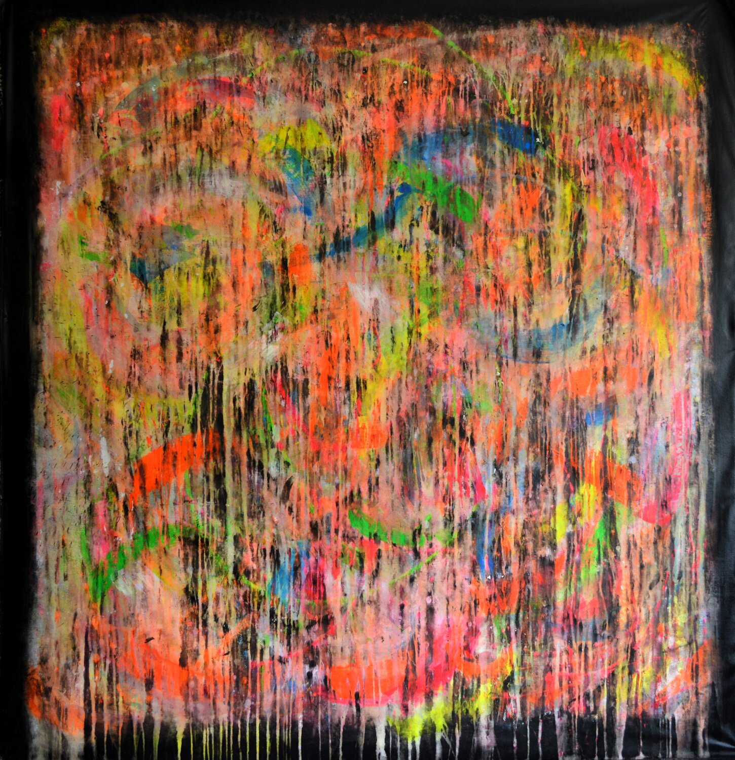 Abstrakt Color Udo von Gelden Original painting for sale